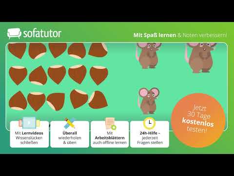 Teilen – Wie geht das? einfach erklärt – Mathematik 2. Klasse