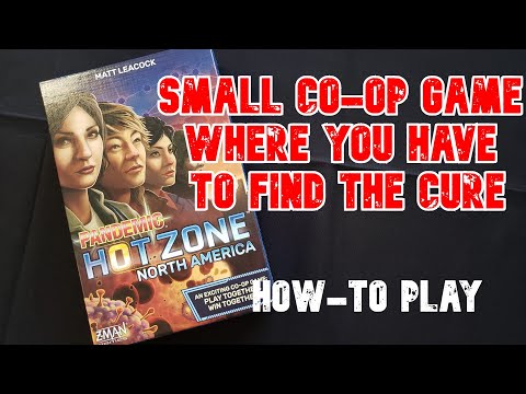 Pandemic Hotzone North America | CO-OP Board Game | How-to play