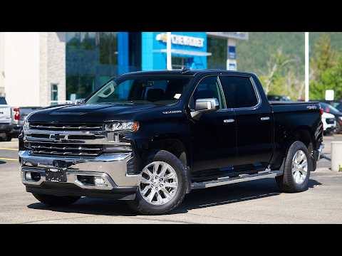 2020 Chevrolet Silverado 1500 Crew Cab Short Box 4-Wheel Drive LTZ in Black for sale at Salmon Arm Chevrolet Buick GMC in Salmon Arm, BC