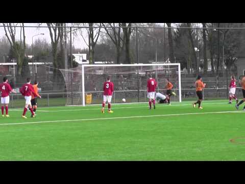 18 jan 2014 Saestum B1 - VV De Meern B2 vr 4-4 Doelpunt Junior, assist Jasper