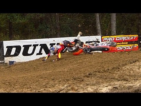 CRASH: Dakota Alix - 250 Pro Sport Main Event / Mini O's (MXPTV)