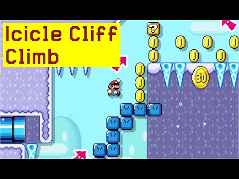 Icicle Cliff Climb - Super Mario Maker 2 - Level Trailer