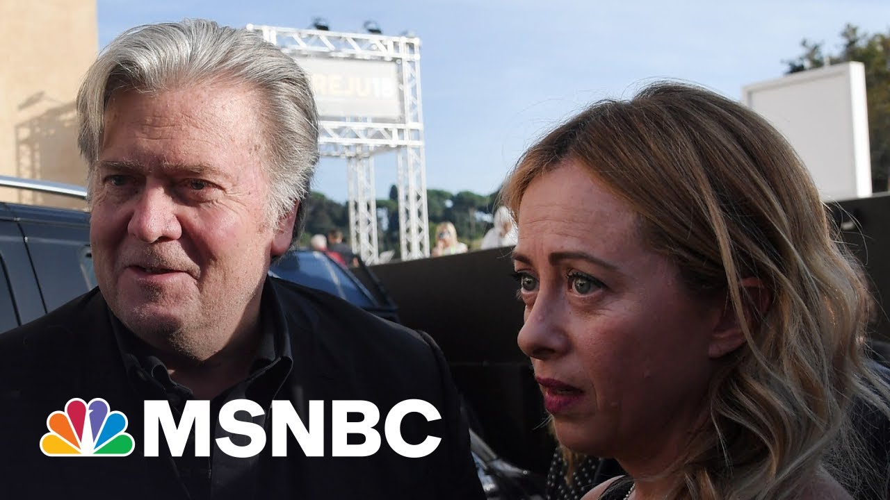 Neo-MAGA: Bannon Ally’s 'Neo-fascist' Win Tests U.S. And Italy