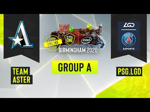 Dota2 - PSG.LGD vs. Team Aster - Game 2 - ESL One Birmingham 2020 - Group A - China
