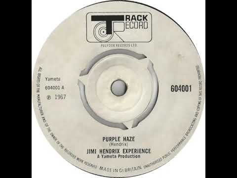UK New Entry 1967 (92) Jimi Hendrix Experience - Purple Haze