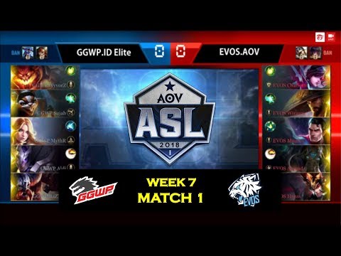 ASL 2018 Season 1 Week 7 - GGWP.ID VS EVOS.AOV (Match 1)