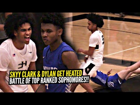 5 ⭐ Skyy Clark GETS HEATED vs Ranked 10th Grader Dylan Andrews! EPIC Game w/ WILD Ending!