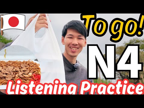 25 minutes N4 Japanese Listening Practice: Let’s Go Get Some Delicious Yakisoba To Go! #164