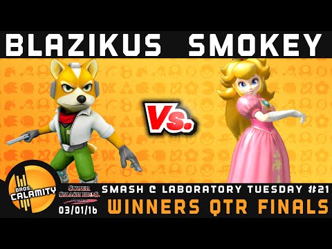 S@LT #21 | Blazikus (Fox) vs Smokey Bluntz (Peach) - Winners Qtr Finals - SSBM