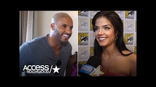 'The 100's' Marie Avgeropoulos & Ricky Whittle's SDCC Reunion | Access Hollywood