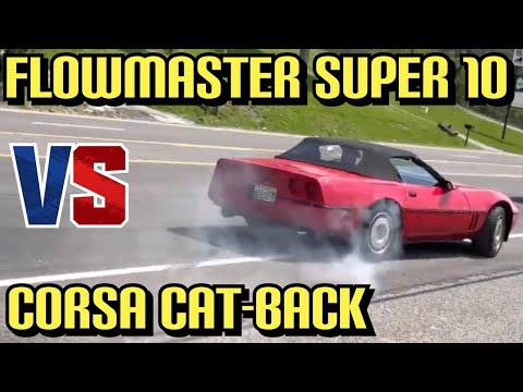Chevy Corvette 5.7L V8 CORSA CAT BACK Vs FLOWMASTER SUPER 10s!