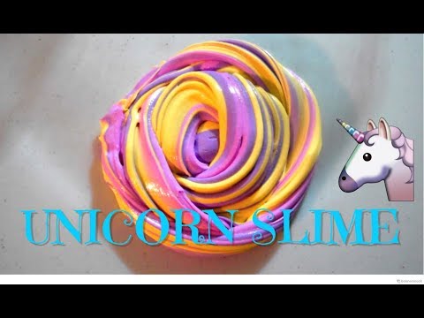 DIY Tie-Dye Slime ~ Unicorn