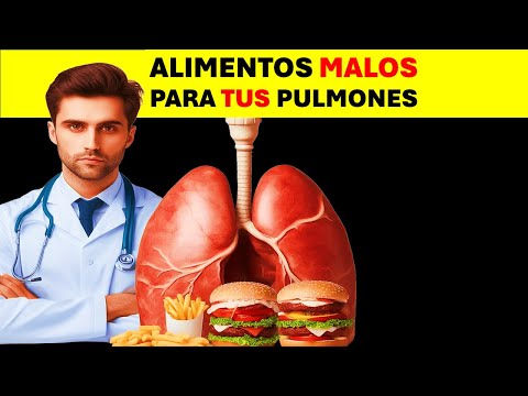 LOS PEORES ALIMENTOS PARA LOS PULMONES