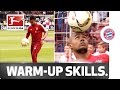 Costa and Thiago - Bayern's Pre-Match Entertainment
