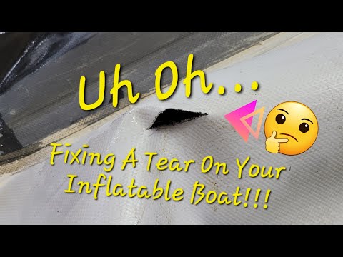 Fixing A Tear On A Inflatable Boat - Step by Step Fixing Your Inflatable Boat
