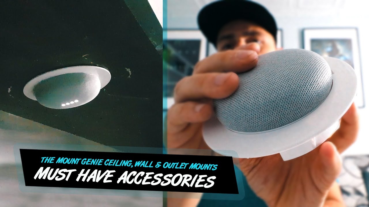 Mount Your Google Mini on a Wall - Google Home Ceiling Mounts - Mount Genie Wall Mount Review