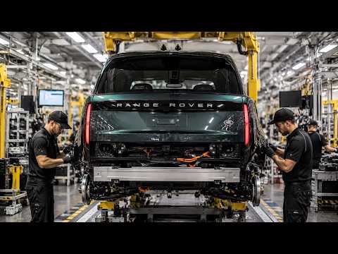 Thumbnail for How the New 2027 Range Rover Electric Is Made by Rover (car), United Kingdom, video, Land Rover, Car, Vehicle, Van, vide, Sport utility vehicle