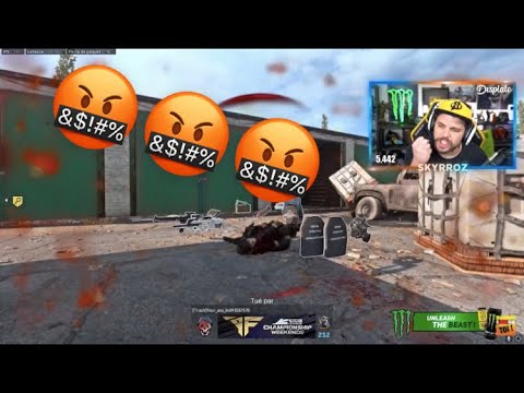 SKYROZZ RAGE IL INSULTE UN JOUEUR!!!!