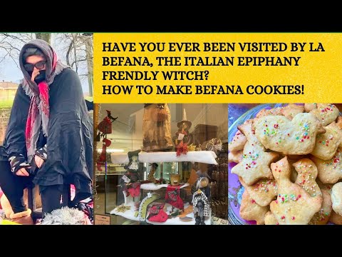 LA BEFANA, ITALY'S FRIENDLY WITCH | BEFANINI, traditional Italian cookies recipe from Lucca Tuscany