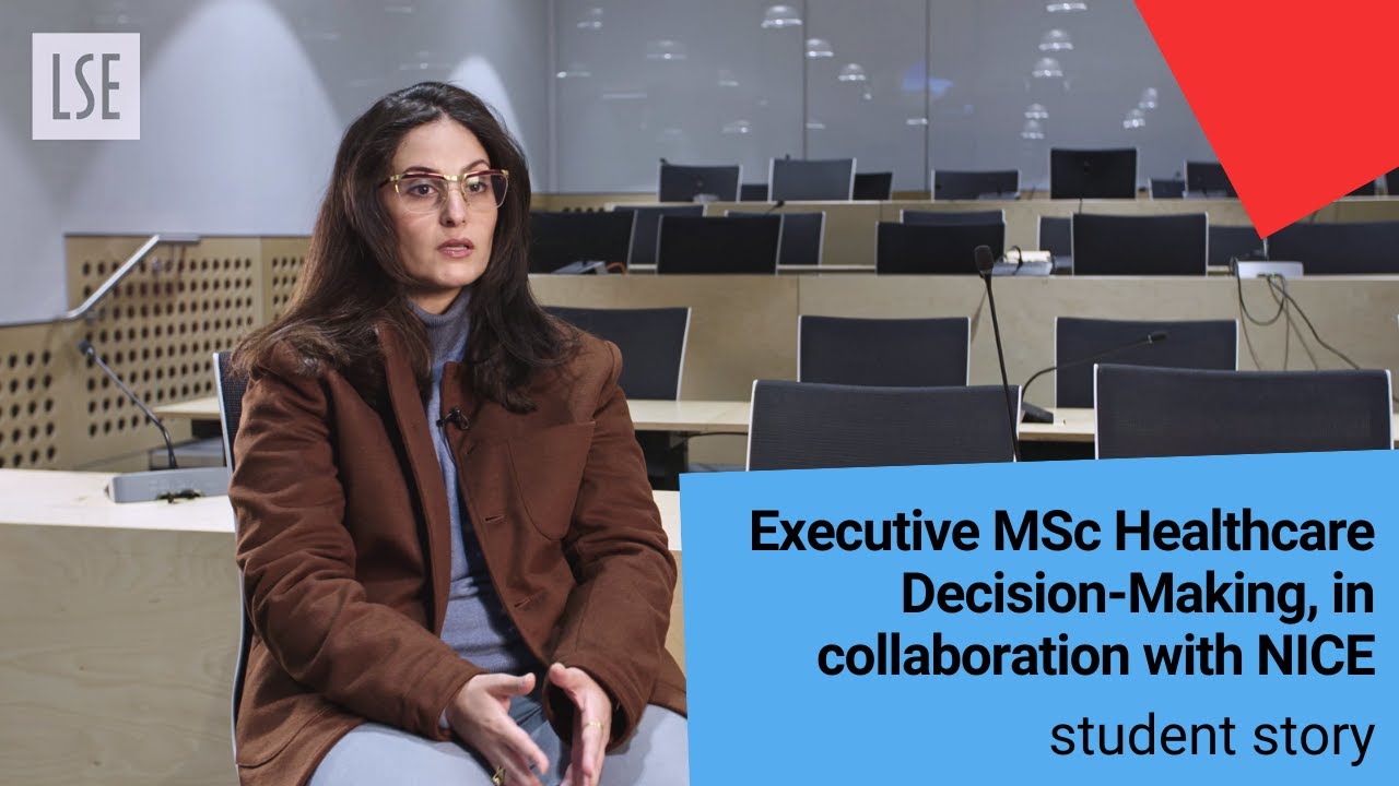 Bashaer Mubarak, Executive MSc Healthcare Decision-Making, in collaboration with NICE