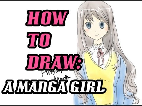 How to draw a Manga Girl