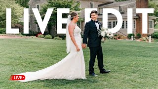 🔴 Wedding Photography: Live Editing A Real Wedding