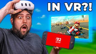 Playing Nintendo Switch 2 on Quest 3… IN VR!?