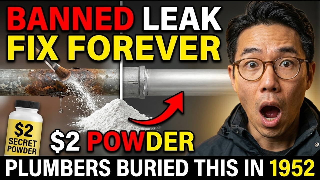 The $2 Powder That SEALS Any LEAK Forever Plumbers BURIED This in 1952
