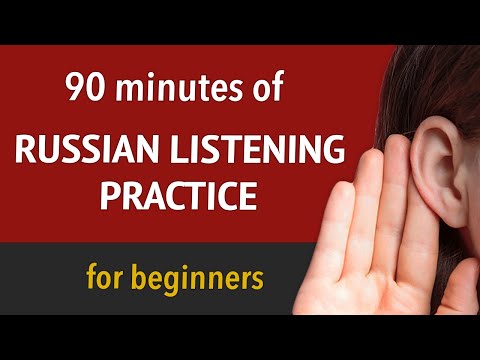 90 Minutes of Russian Listening Comprehension for Beginners // Level 1