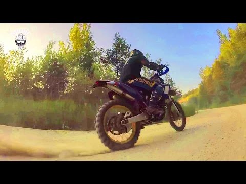 Yamaha wr400f akrapovic exhaust | ONLY ENGINE SOUND no music