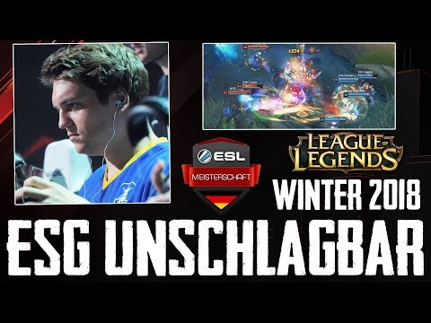 ESL MEISTERSCHAFT MAGAZIN - WER SCHLÄGT ESG ? Winter Season 2018