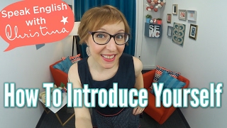 How to introduce yourself - Business English & Small Talk lessons