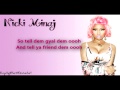 Gun Shot Nicki Minaj Lyrics Video