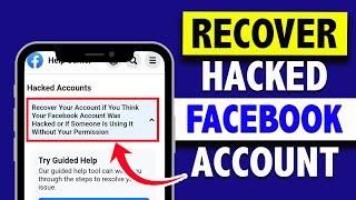 How to Recover Hacked Facebook Account (Step by Step Guide)