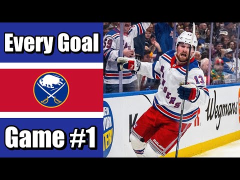 Every New York Rangers Goal vs Buffalo Sabres 10/12/23 Game #1