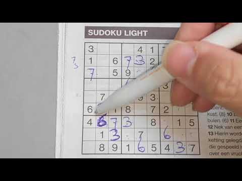 Light for women & Heavy for men? (#816) Light Sudoku. 05-15-2020 part 1 of 2