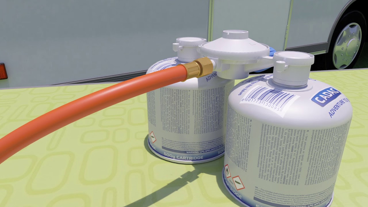 CADAC DOMETIC Détendeur à gaz Dual Power Pak 50 mbar