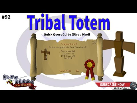OSRS│How To Complete Tribal Totem Quest 2020│Urdu Hindi
