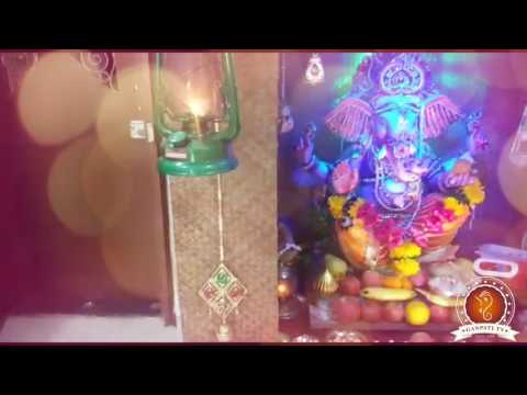 Usha Monga Home Ganpati Decoration Video