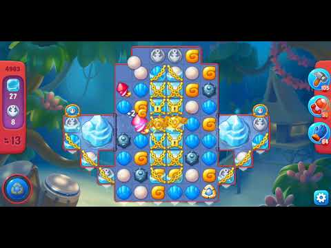 Fishdom. 4963 hard level no boosters and diamonds