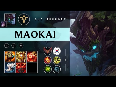 Maokai Support vs Neeko - KR Grandmaster Patch 25.22