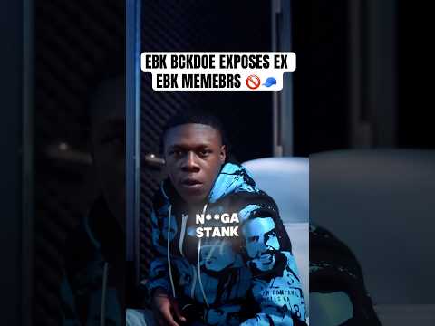 The Reason EBK Bckdoe Quit Rap Temporarily…🎤🚫Via: ​⁠@StarQualityEntertainment #shorts #ebkbckdoe