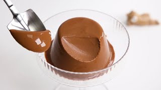부드럽고 진한 초콜릿 푸딩 만들기 chocolate pudding recipe