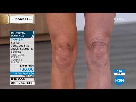 Korres 2piece Mega Size Grecian Gardenia Body Set