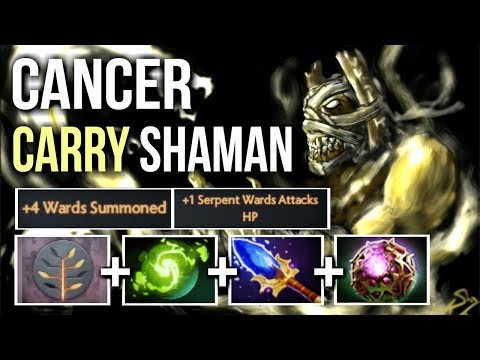 Imba Scepter Shaman Carry! Next Level Cancer with Refresher Easy MMR Gameplay by Demon WTF Dota 2