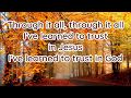 THROUGH IT ALL w/ LYRICS By: SELAH