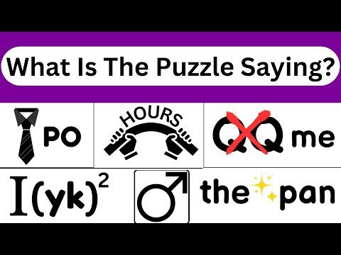 What is the Puzzle Saying? Guess The Phrase Quiz l Word Puzzle Challenge #4
