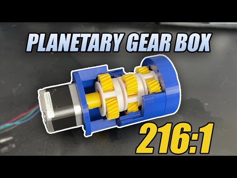 3D Printed Stackable Planetary Gearbox