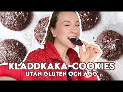 Kladdkakecookies - utan gluten eller ägg