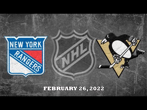 NHL Rangers vs Penguins | Feb.26, 2022